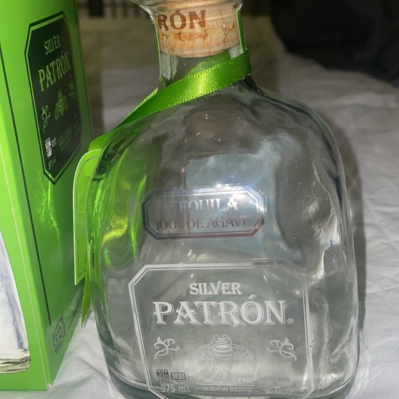 Empty patron bottle with box 375ml - Picture 2 of 2